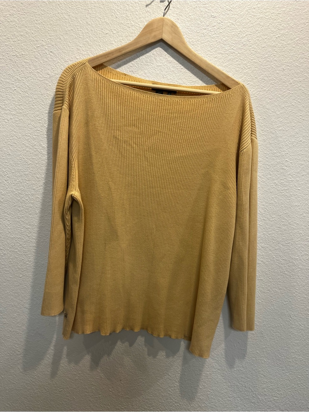 Lauren Ralph Lauren Cream‎ Ribbed Top